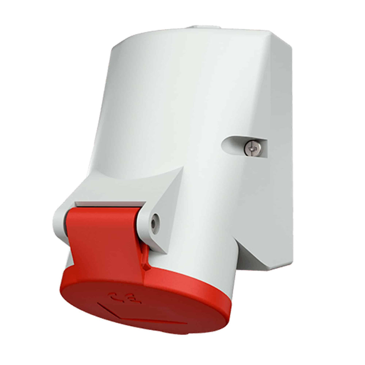 TOMA VISIBLE 16AMP 2P+T 415V ROJO 9H IP44