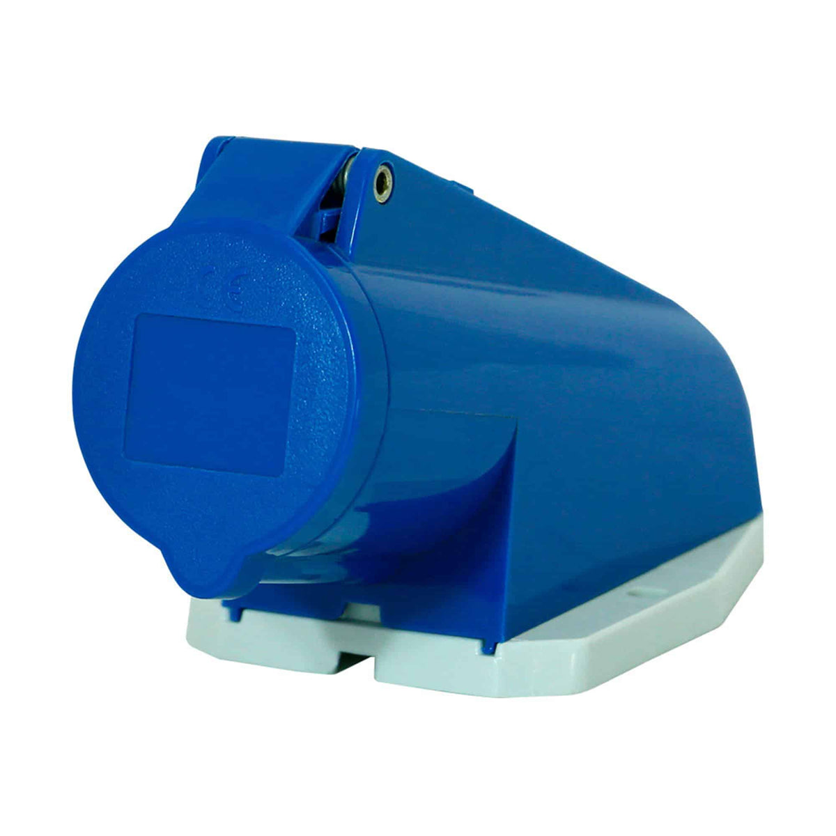 TOMA VISIBLE 16AMP 2P+T 250V AZUL 6H IP44