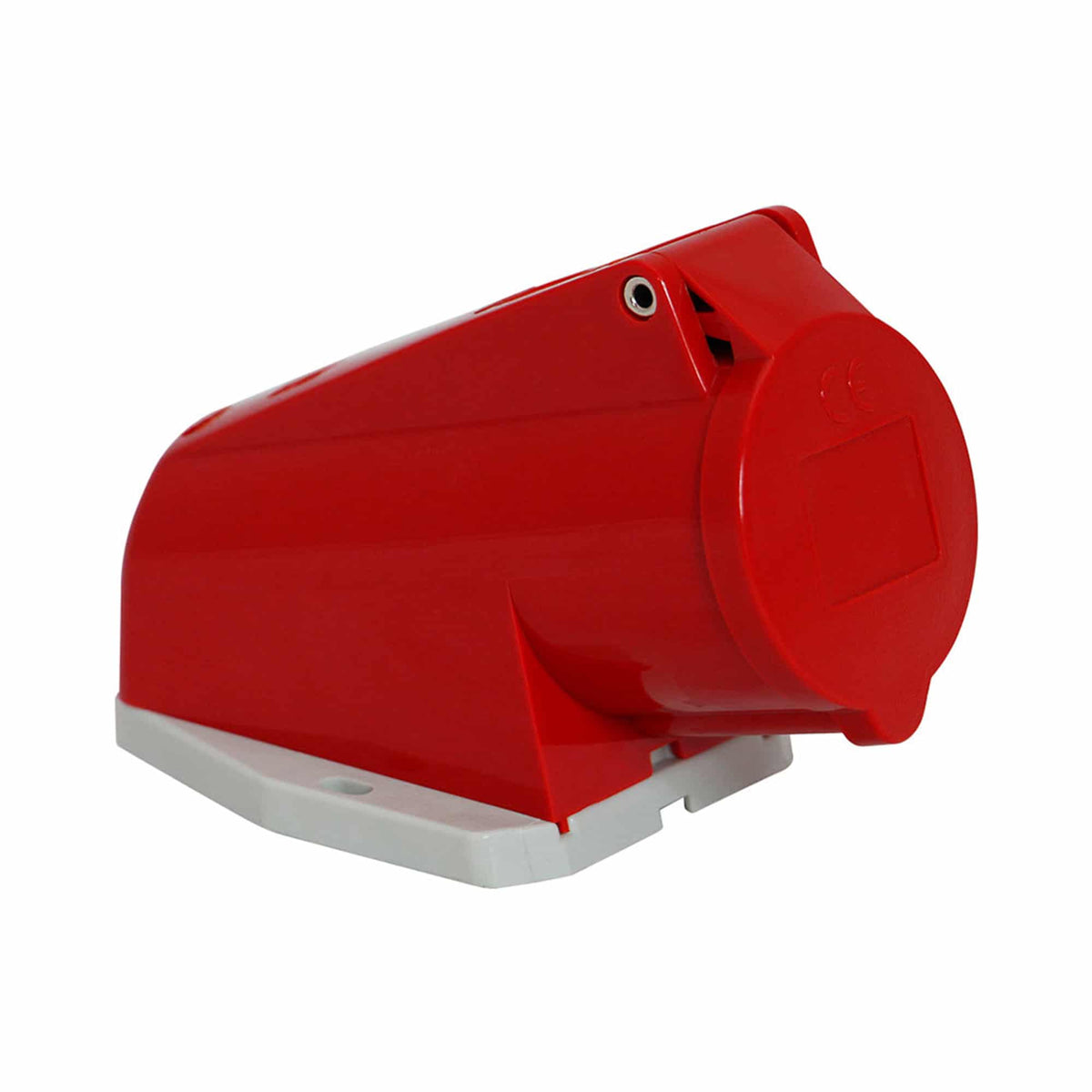 TOMA VISIBLE 16AMP 3P+T 415V ROJO 6H IP44