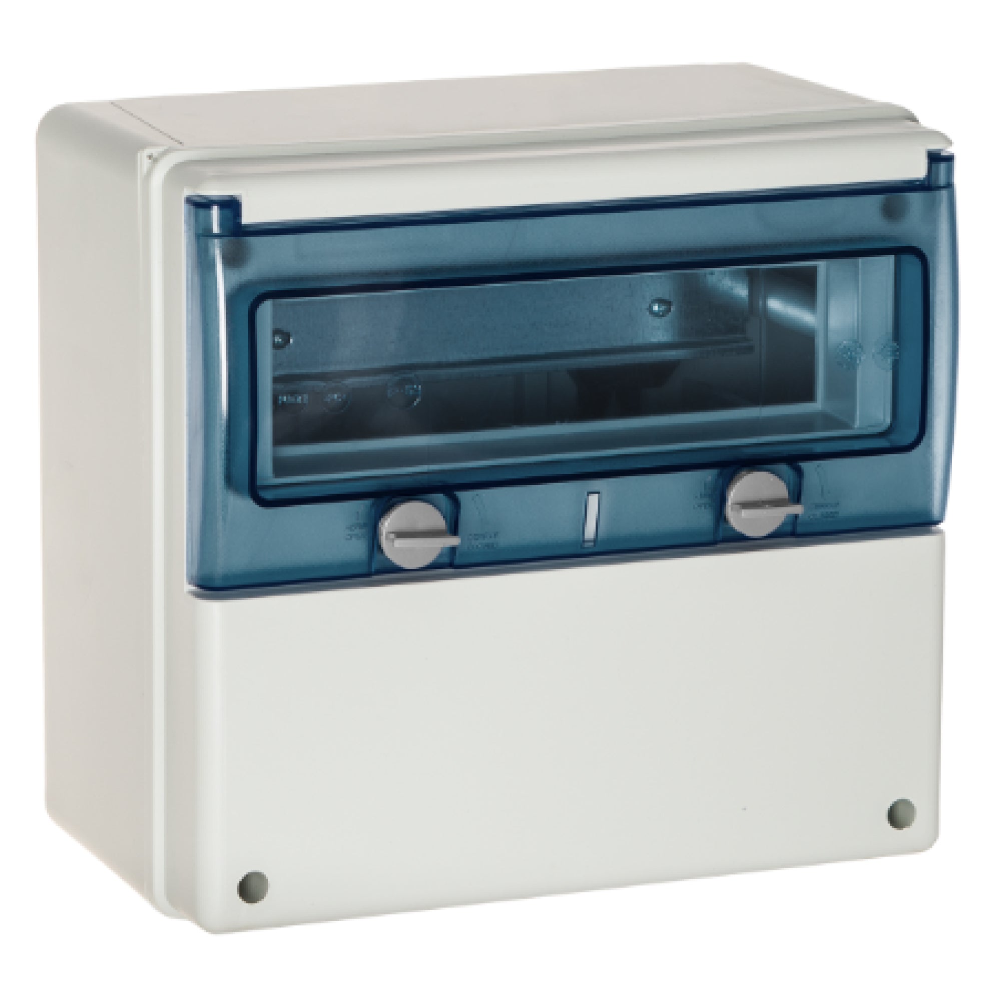 TABLERO ADOSADO TERMOPLÁSTICO 11P IK08 IP65, C/BORNE, 270x250x160mm (no pretroquelado)