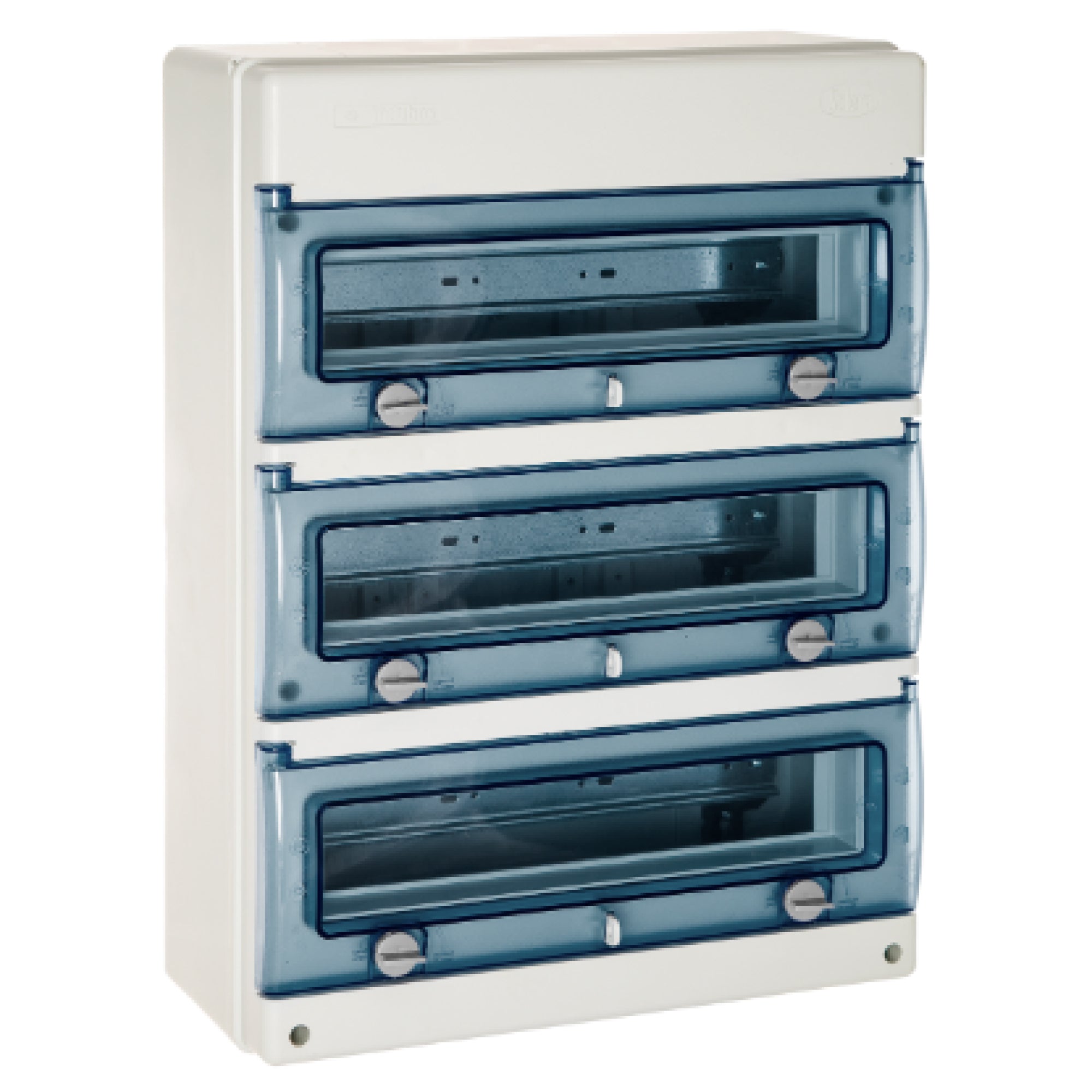 TABLERO ADOSADO TERMOPLÁSTICO, 48P IK08 IP65, C/BORNE, 362x500x160mm (no pretoquelado)