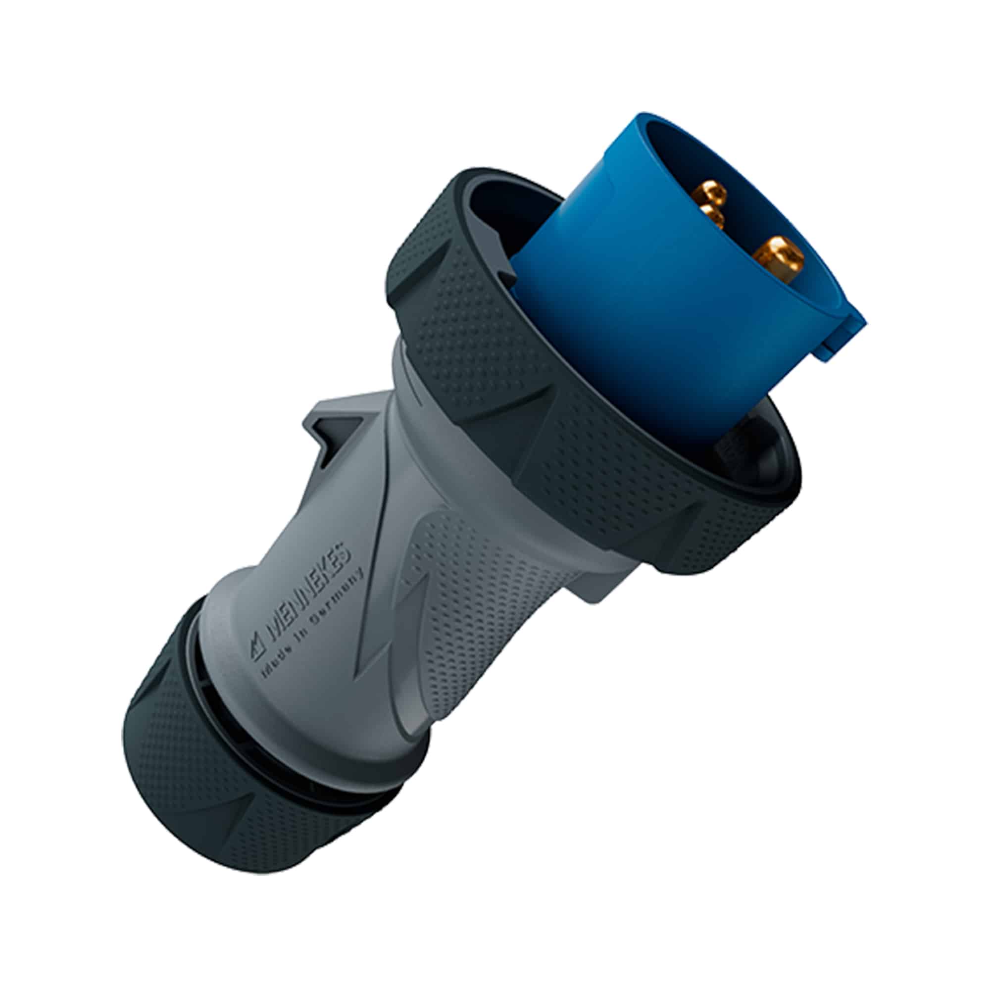 ENCHUFE 16AMP 2P+T 250V AZUL 6H IP67/69 POWERTOP XTRA