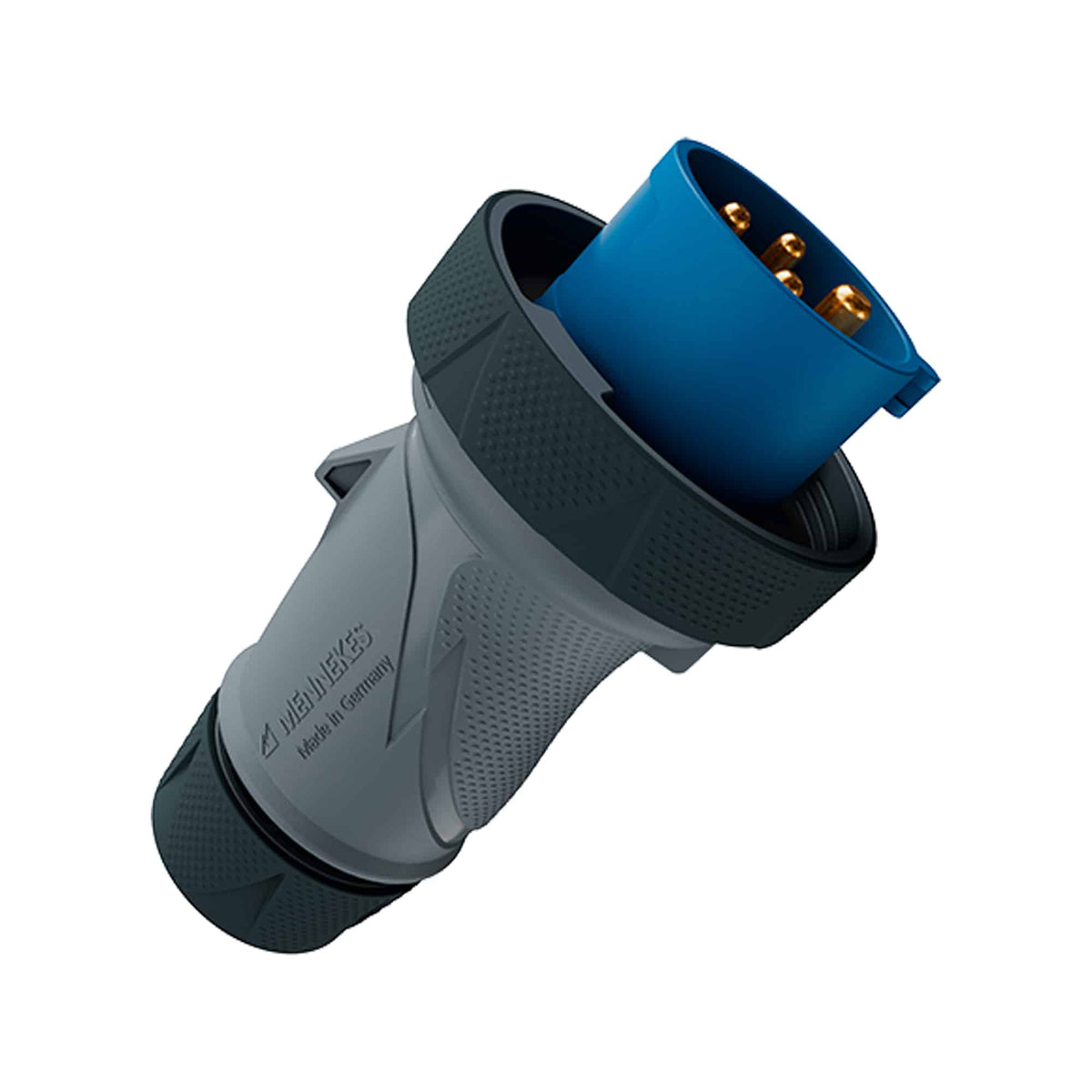 ENCHUFE 16AMP 3P+T 250V AZUL 9H IP67/69 POWERTOP XTRA