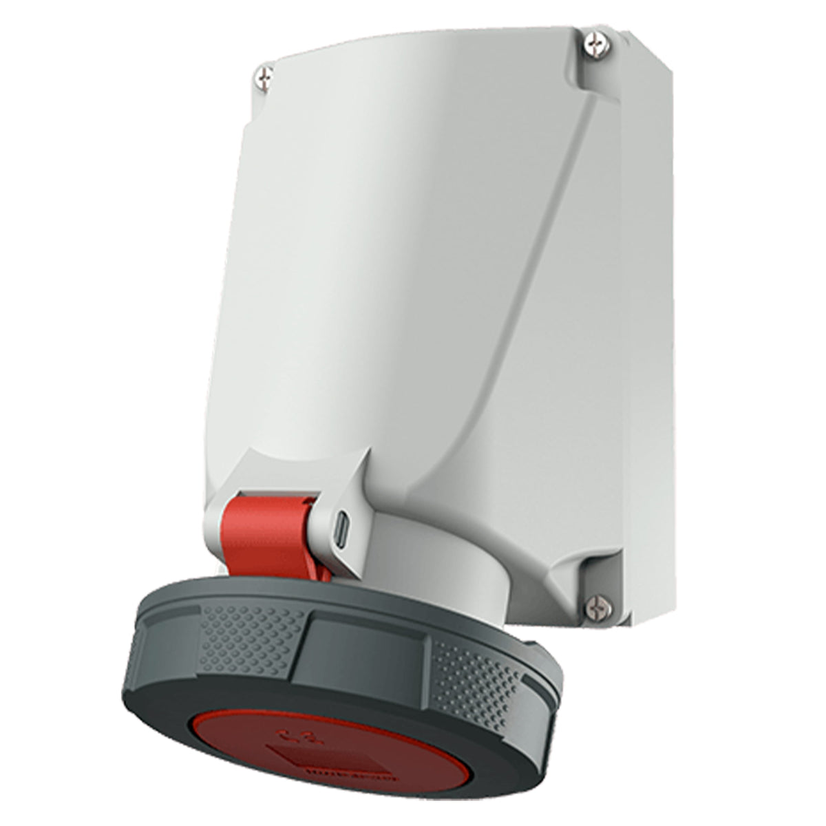 TOMA VISIBLE 63AMP 3P+N+T 415V ROJO 6H IP67