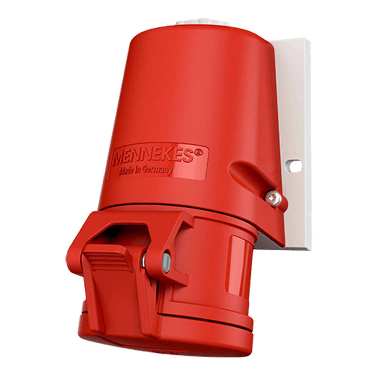 TOMA VISIBLE 16AMP 3P+T 415V ROJO 6H IP44