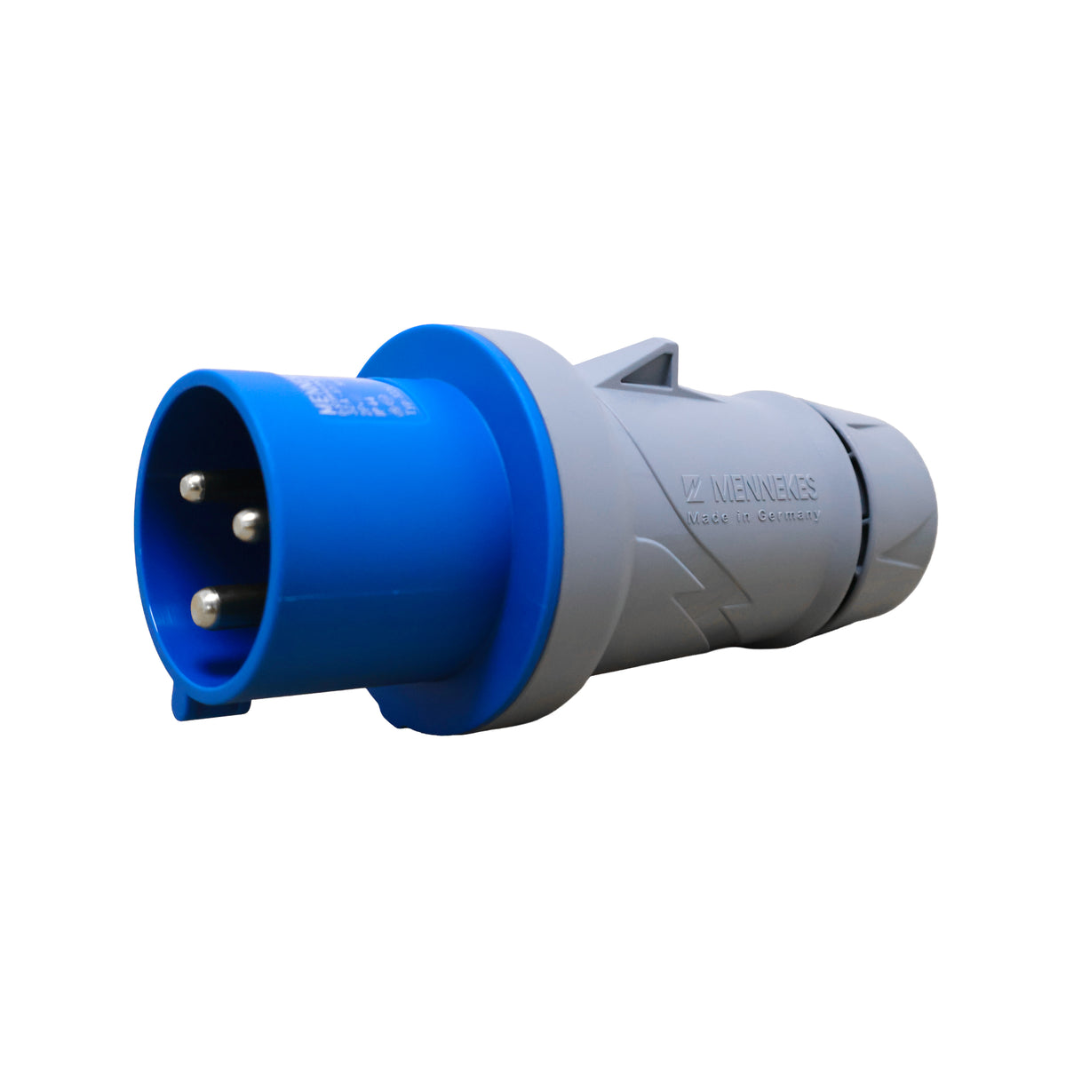 ENCHUFE 16AMP 2P+T 250V AZUL 6H IP44 POWERTOP PLUS (2 CUERPOS)