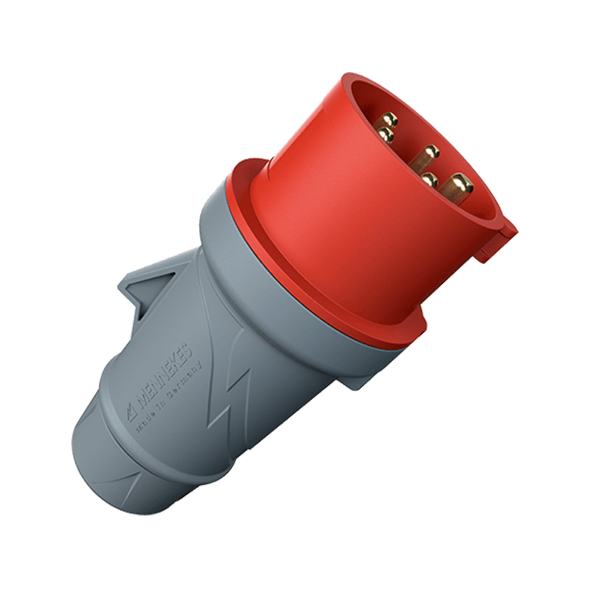 ENCHUFE 16AMP 3P+N+T 415V ROJO 6H IP44 POWERTOP PLUS (2 CUERPOS)