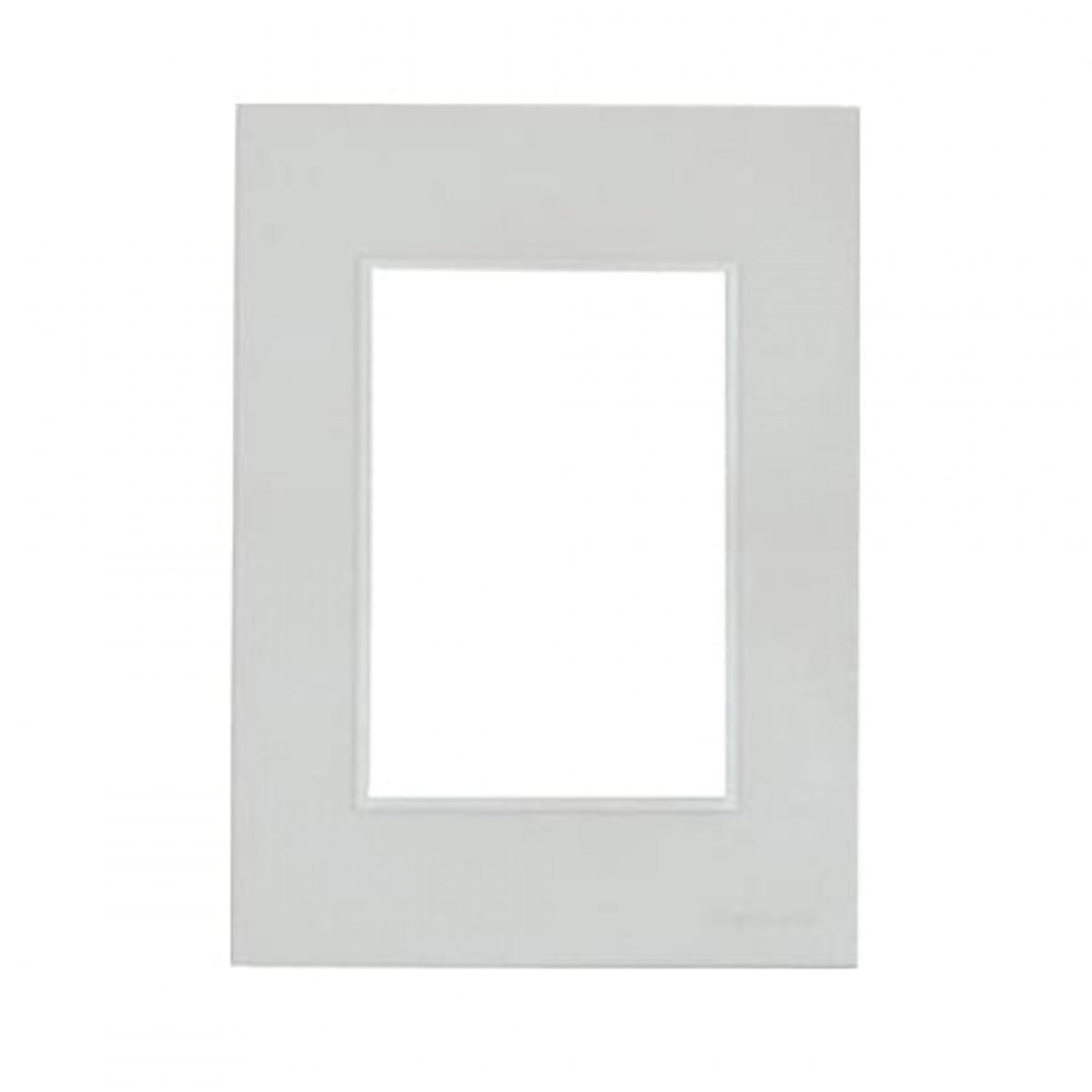 PLACA Y DISTANCIADOR BLANCA (BAUHAUS) Incluye RIBETE