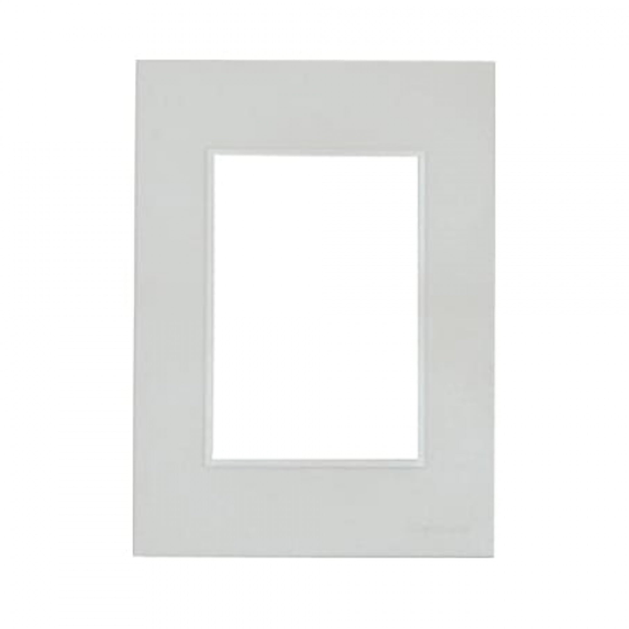 PLACA Y DISTANCIADOR BLANCA (BAUHAUS) Incluye RIBETE
