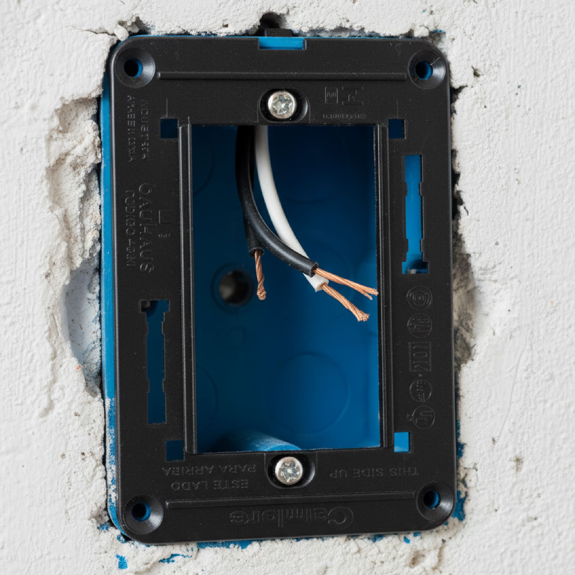 BASTIDOR PARA PLACA BAUHAUS (1 - 4 MÓDULOS)