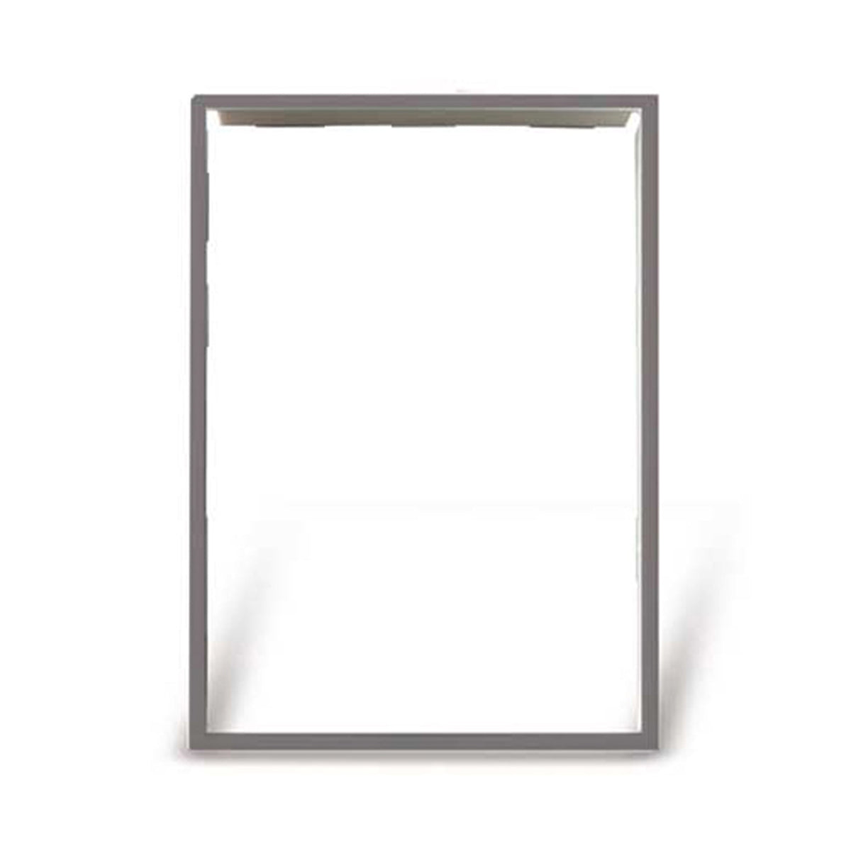 RIBETE GRIS PLACA BAUHAUS (1 - 4 MÓDULOS)