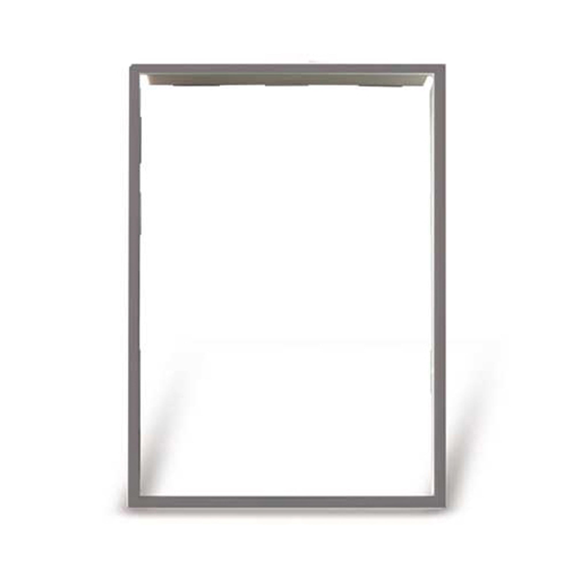 RIBETE GRIS PLACA BAUHAUS (1 - 4 MÓDULOS)