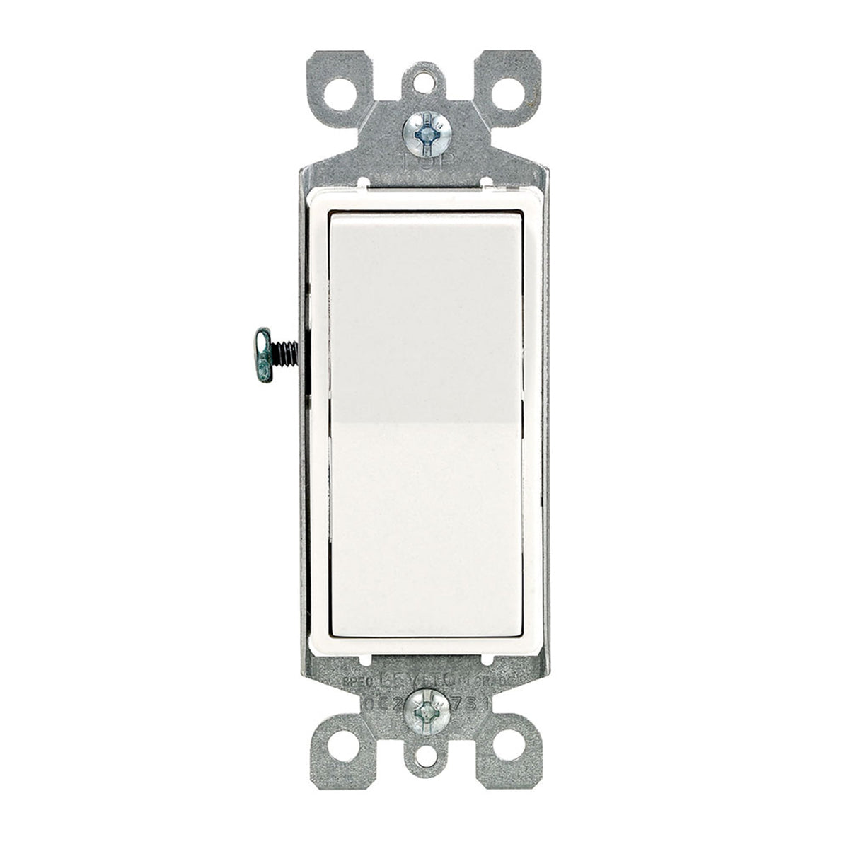 INTERRUPTOR UNIPOLAR SIMPLE DECORA 15A L/T 250V BLANCO