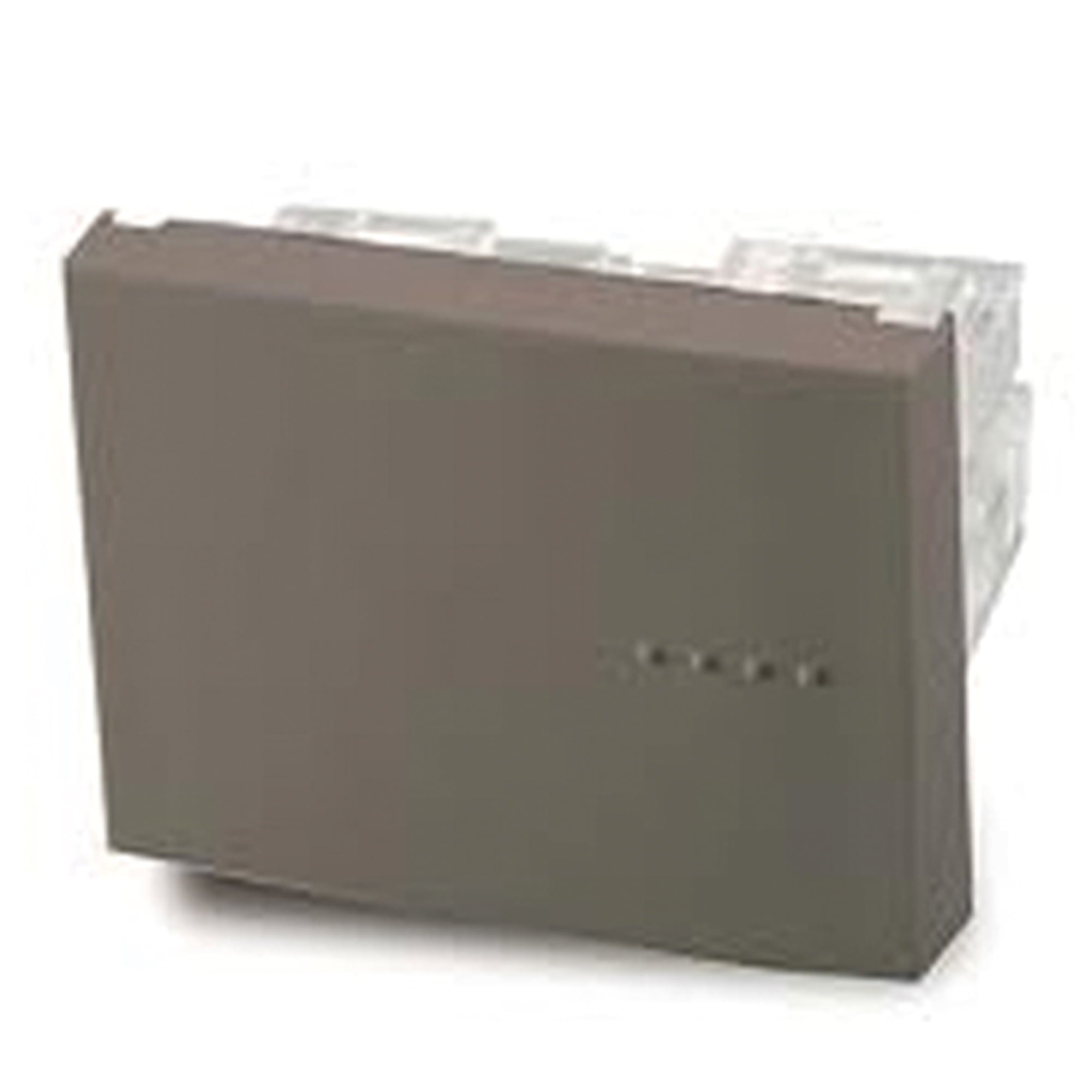INTERRUPTOR SIMPLE CONMUTACIÓN (liso) 10A 250V GRIS (2 MÓDULOS)