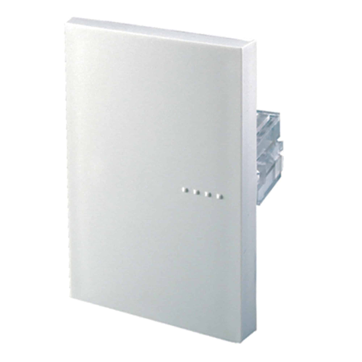 INTERRUPTOR SIMPLE CONMUTACIÓN (liso) 10A 250V GRIS (4 MÓDULOS)
