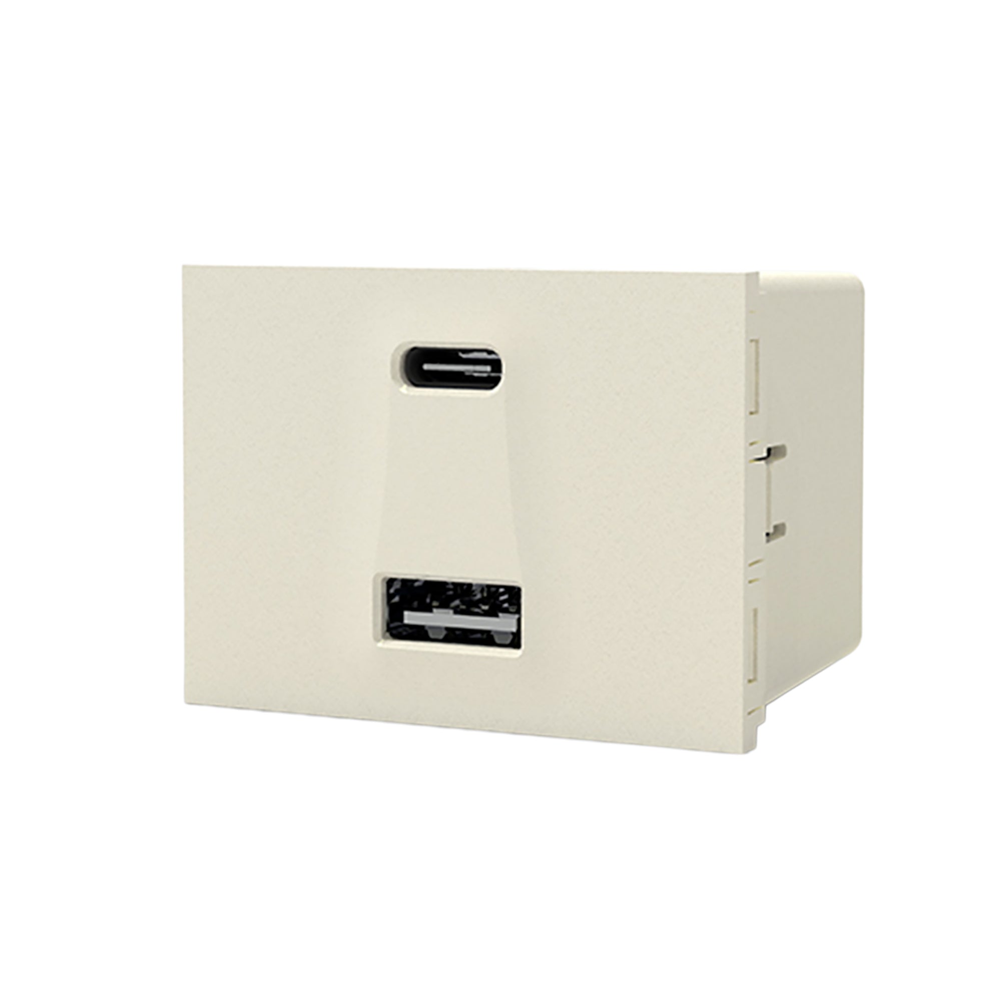 TOMACORRIENTE MODULO USB A+C 100-240VAC 5V 5A BLANCO