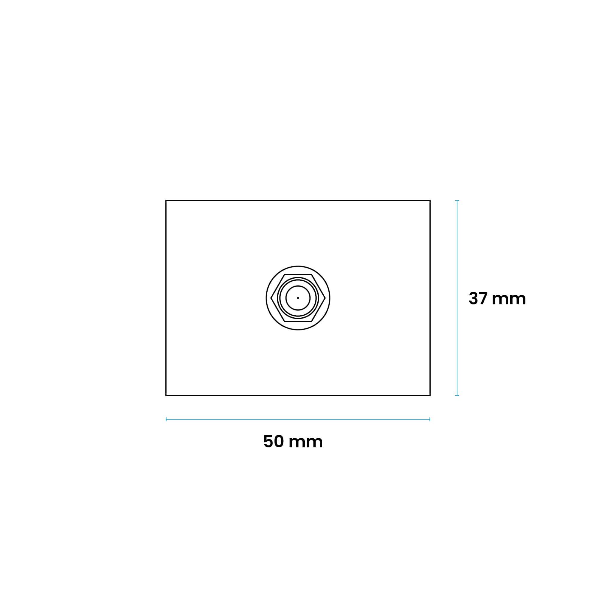 JACK PARA VIDEO - CABLE  BLANCO