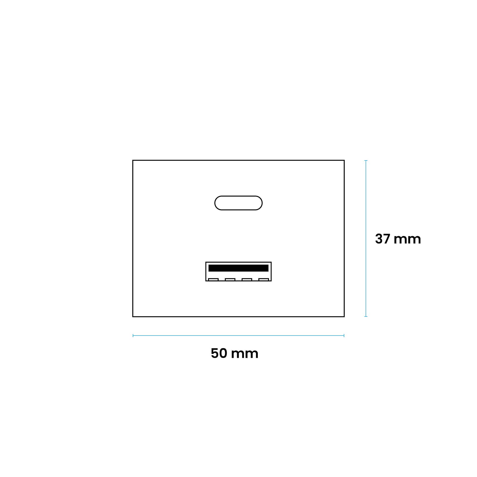TOMACORRIENTE MODULO USB A+C 100-240VAC 5V 5A BLANCO