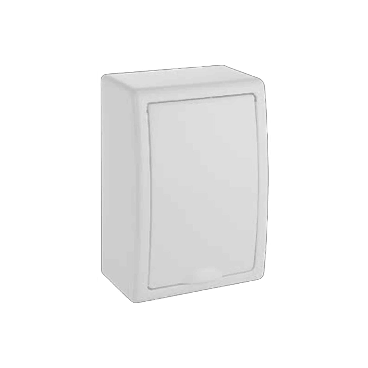 TABLERO ADOSADO TERMOPLÁSTICO, 4P, PUERTA BLANCA, VERT, 150x225x95mm
