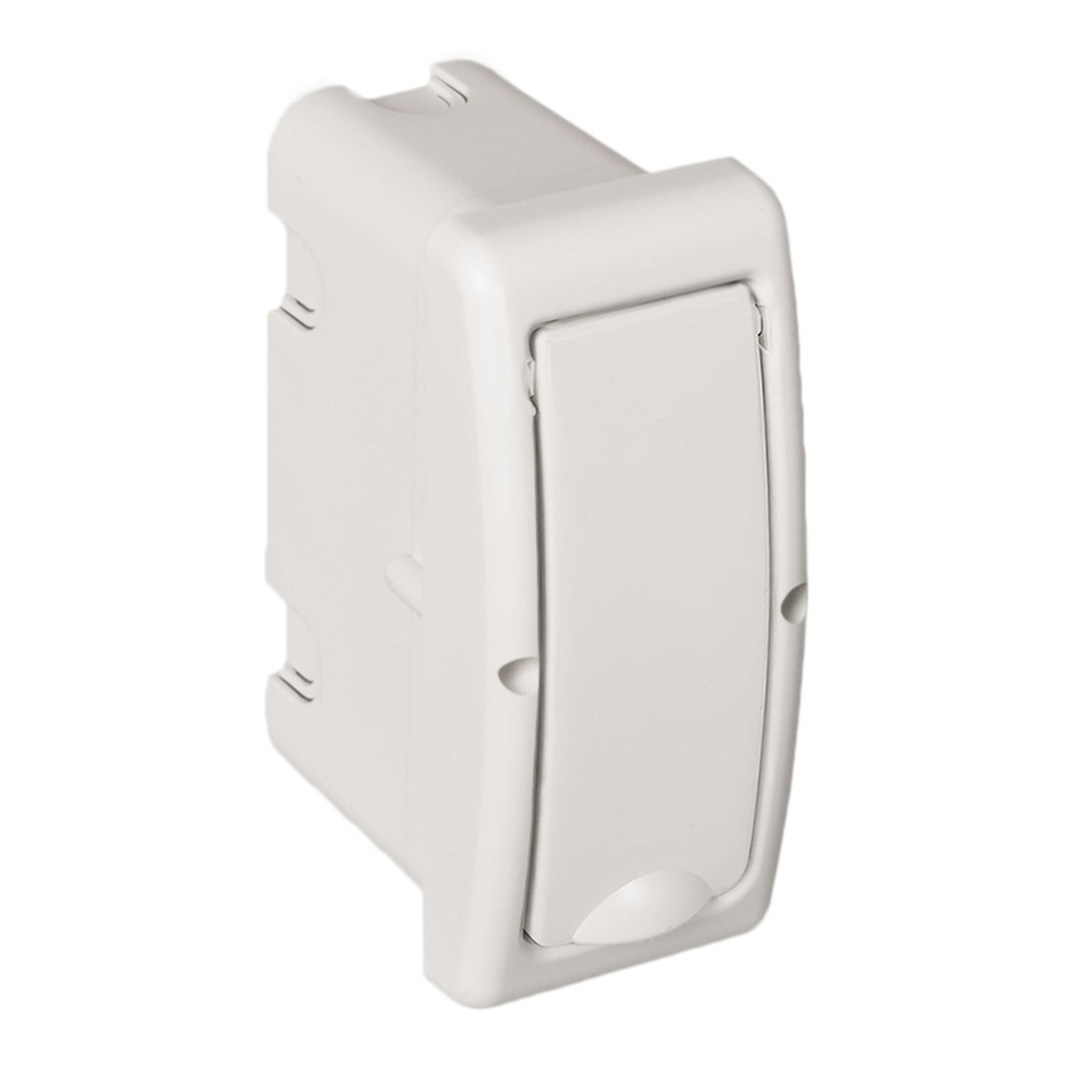 TABLERO EMPOTRADO TERMOPLÁSTICO, 2P, PUERTA BLANCA VERTICAL, 60x130x62mm