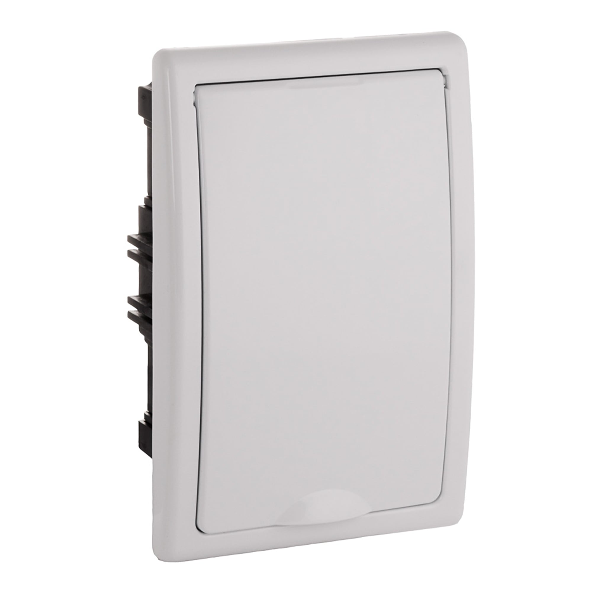 TABLERO EMPOTRADO TERMOPLÁSTICO, 4P, PUERTA BLANCA VERTICAL, 125x195x72mm