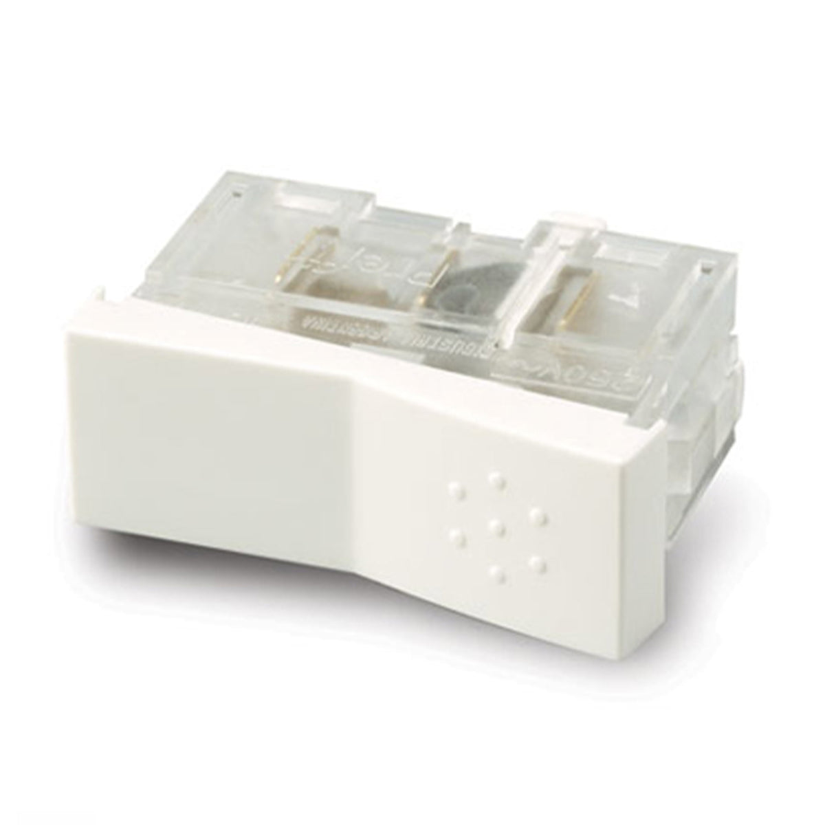 INTERRUPTOR SIMPLE 10A 250V BLANCO (1 MÓDULO)
