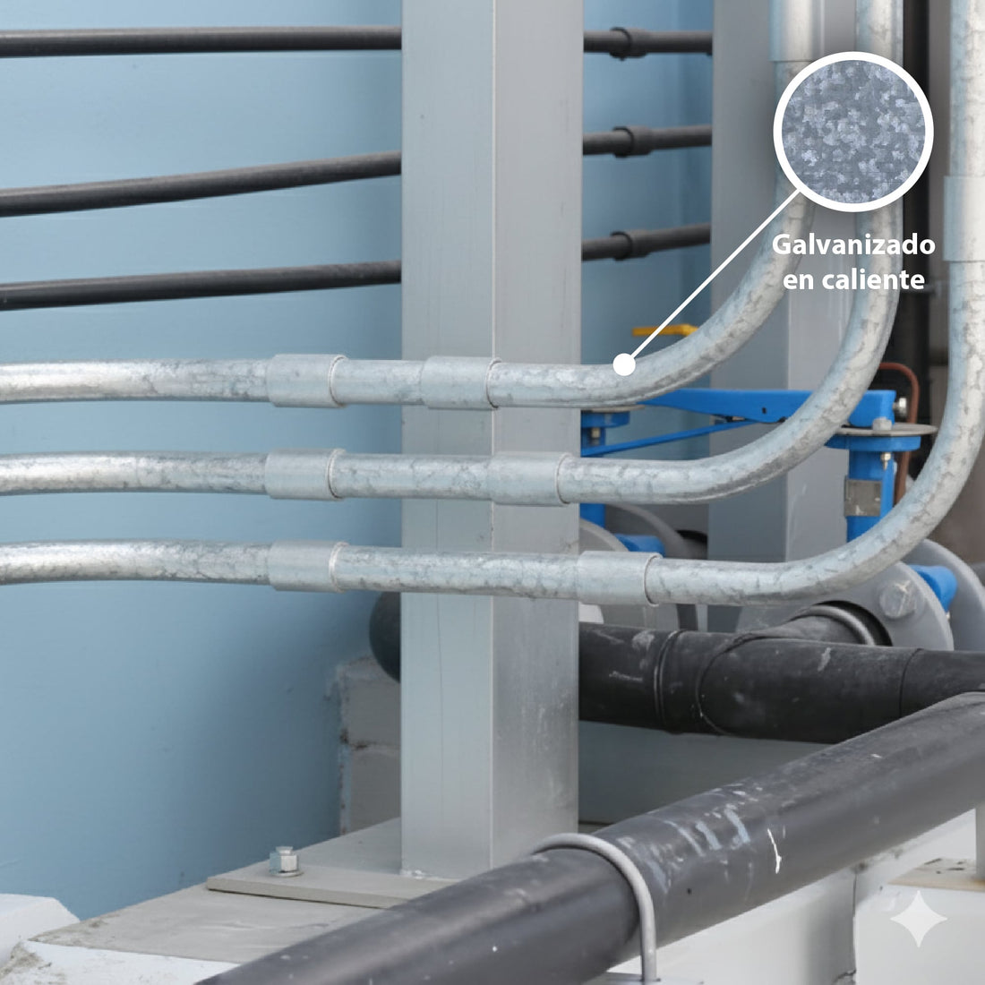 CURVA CONDUIT RIGID 2-1/2" GALVANIZADO EN CALIENTE CON UL E308290; Modelo: WFG