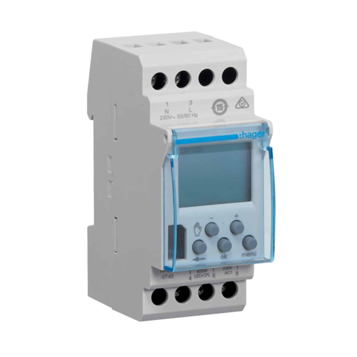 INTERRUPTOR HORARIO DIGITAL + BLUETOOTH, 2 MOD, 16 A, 230VAC, 1 CONM.