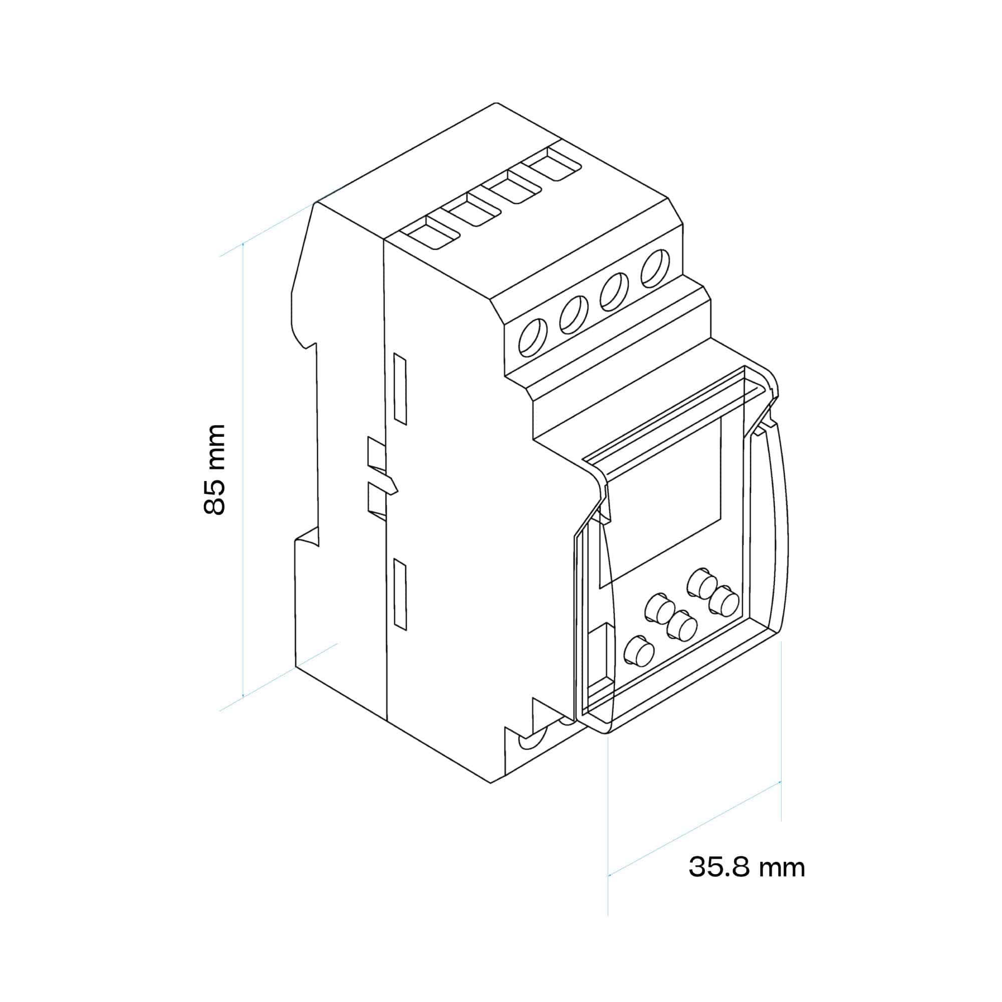 INTERRUPTOR HORARIO DIGITAL + BLUETOOTH, 2 MOD, 16 A, 230VAC, 1 CONM.