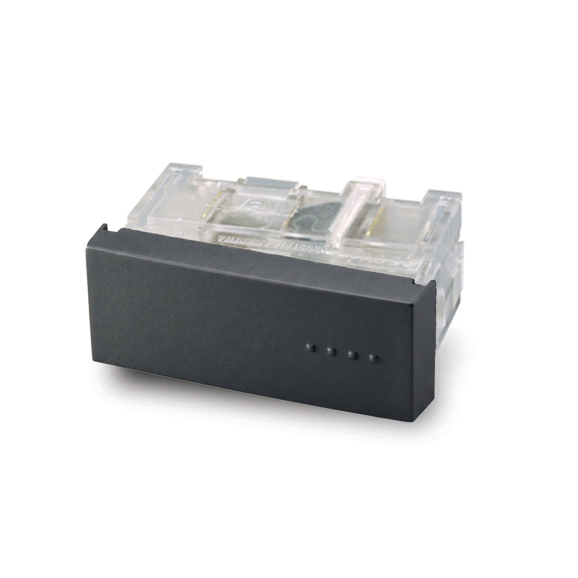 INTERRUPTOR SIMPLE CONMUTACIÓN (liso) 10A 250V GRIS (1 MÓDULO)