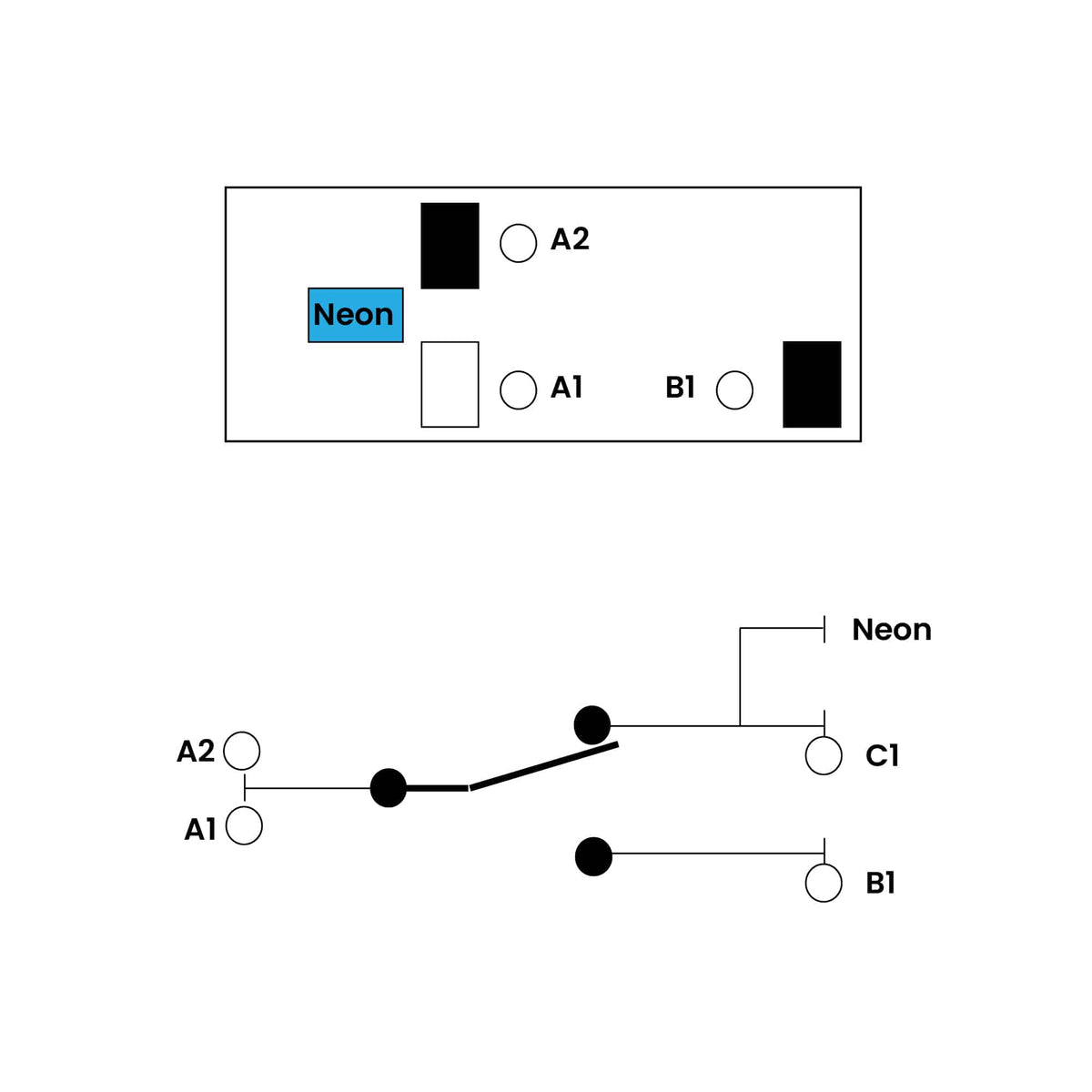 INTERRUPTOR SIMPLE 10A 250V GRIS (1 MÓDULO)