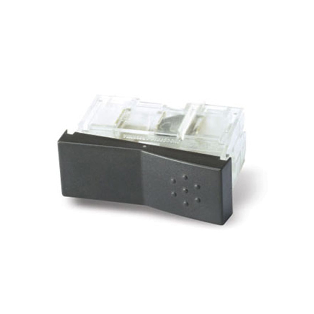 INTERRUPTOR SIMPLE CONMUTACIÓN (con bajada) 10A 250V GRIS (1 MÓDULO)