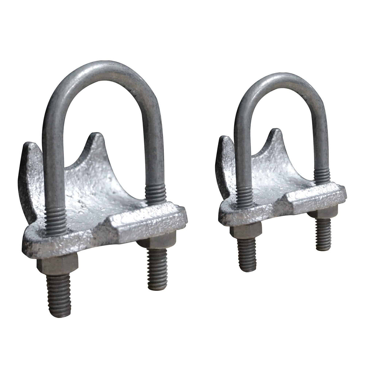 ABRAZADERA DE ANGULO RECTO HIERRO MALEABLE  GALVANIZADO EN CALIENTE 1-1/2" CON UL E317579