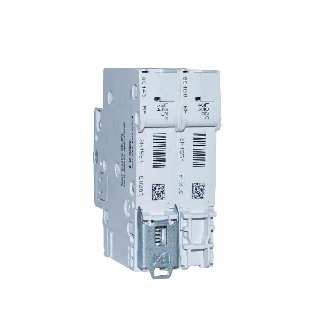INT. RIEL TERMOMAGNÉTICO MU 2P 20A, C 20KA/220V (IEC60947-2)