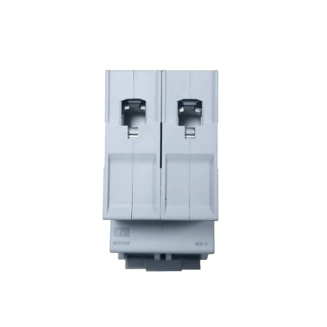 INT. RIEL TERMOMAGNÉTICO MU 2P 25A, C 20KA/220V (IEC60947-2)