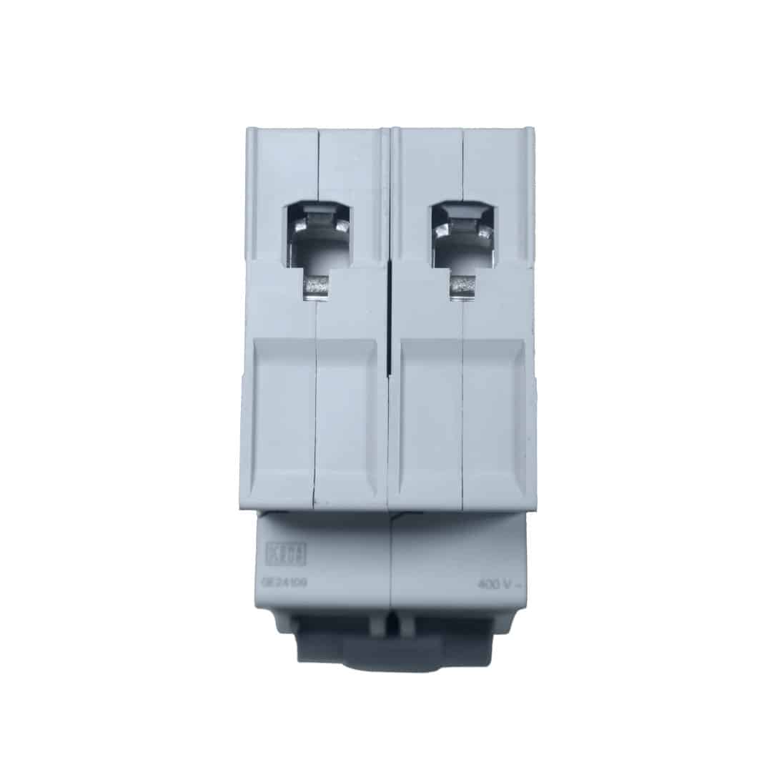 INT. RIEL TERMOMAGNÉTICO MU 2P 32A, C 20KA/220V (IEC60947-2)
