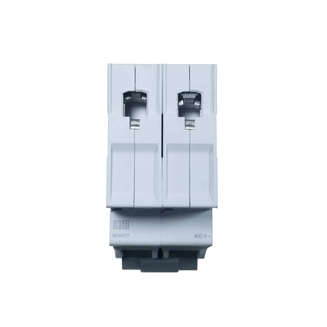 INT. RIEL TERMOMAGNÉTICO MU 2P 40A, C 20KA/220V (IEC60947-2)