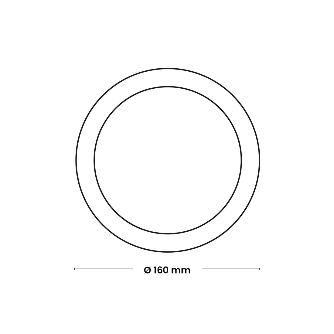 DOWNLIGHT LED CIRCULAR ADOSADO 12W, 1200lm, IP20, 6500K 85-265VAC; Modelo: NV