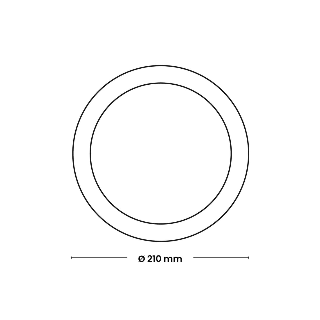 DOWNLIGHT LED CIRCULAR ADOSADO 18W, 1550lm, IP20, 6500K 220-240VAC; Modelo: NV