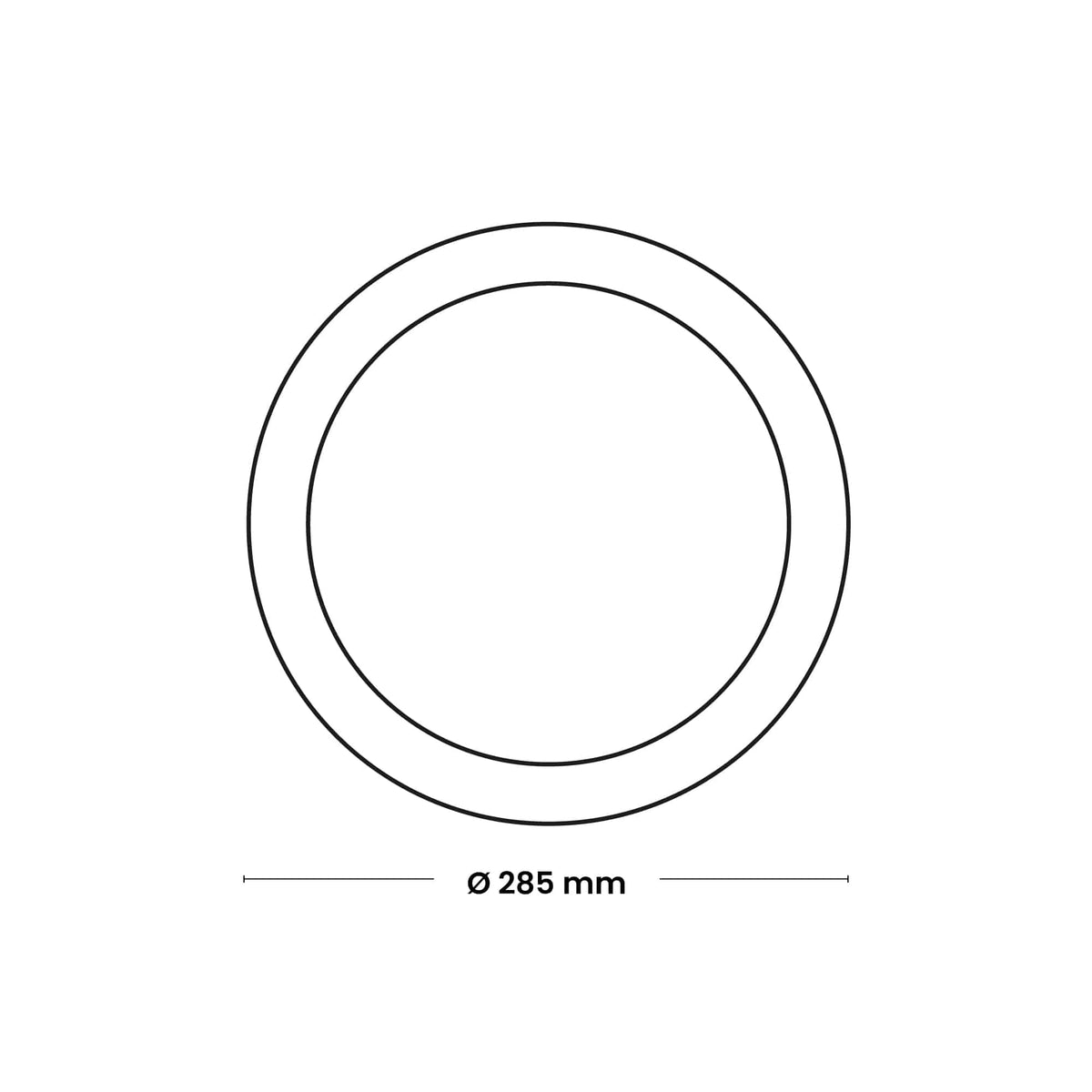 DOWNLIGHT LED CIRCULAR ADOSADO 30W, 2400lm, IP20, 6500K 220-240VAC; Modelo: NV