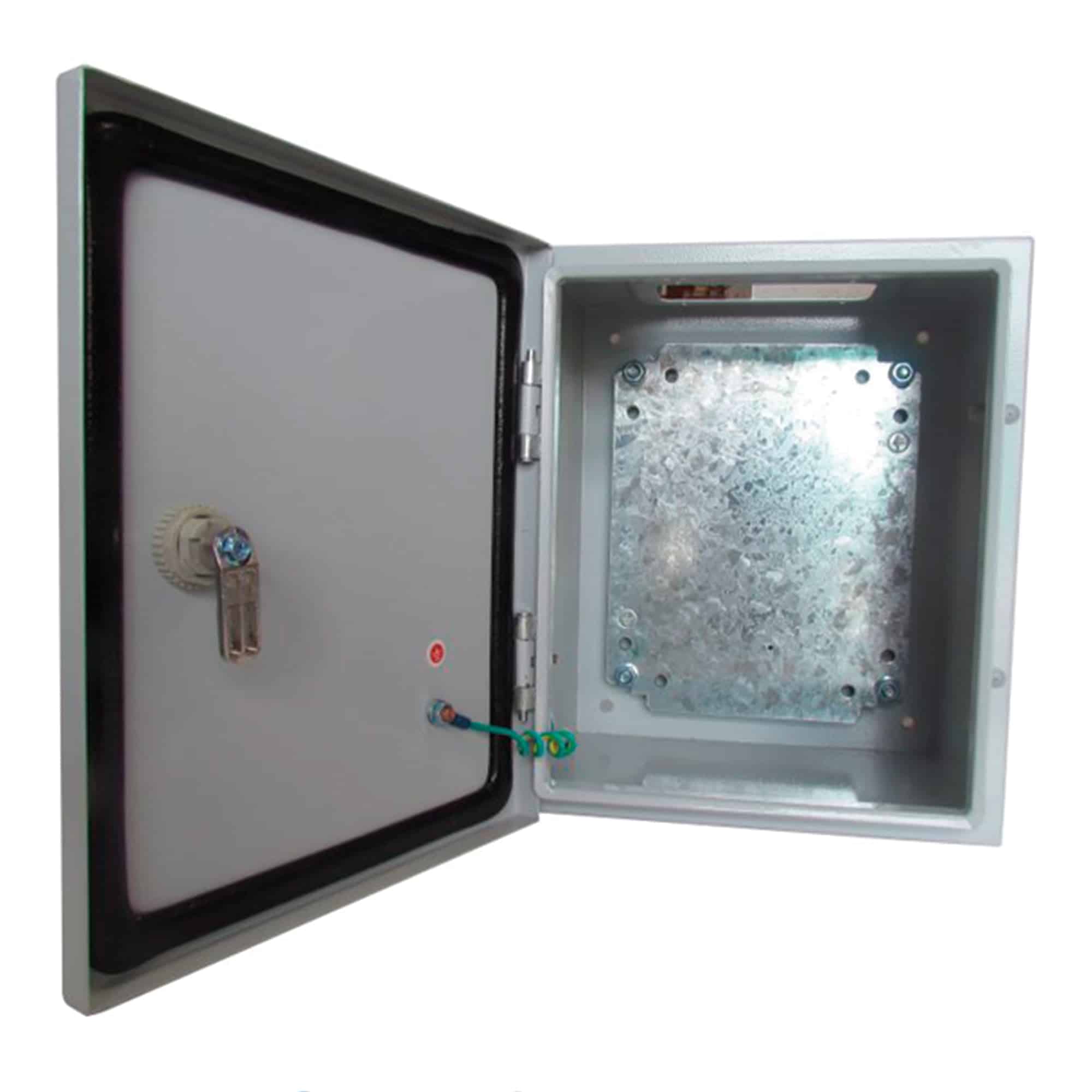 TABLERO METALICO ADOSABLE HERMETICO C/PLACA DE ACERO IP66 300X250X150MM