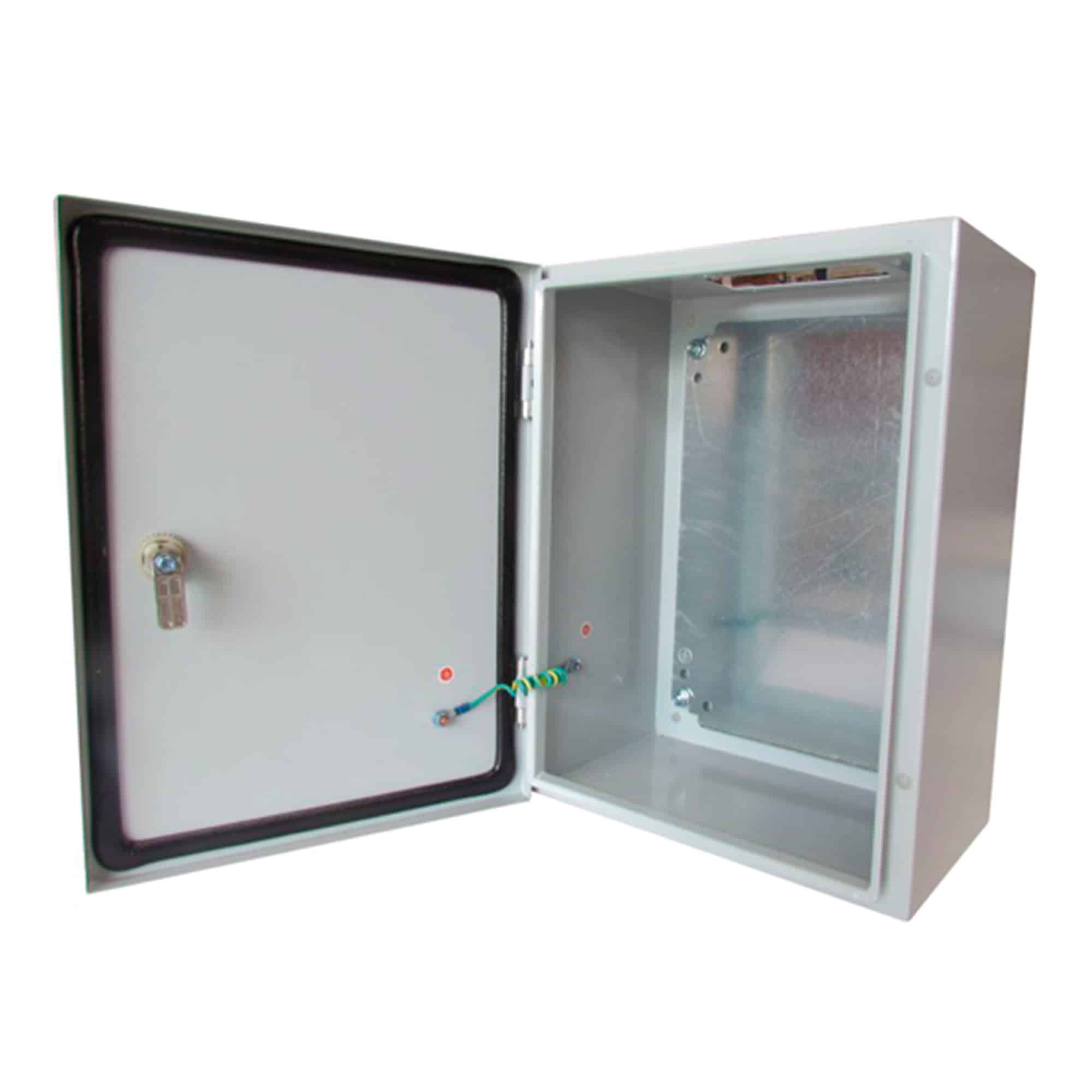 TABLERO METALICO ADOSABLE HERMETICO C/PLACA DE ACERO IP66 300X250X150MM