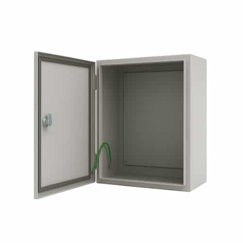 TABLERO METALICO ADOSABLE HERMETICO C/PLACA DE ACERO IP66 500X300X200MM