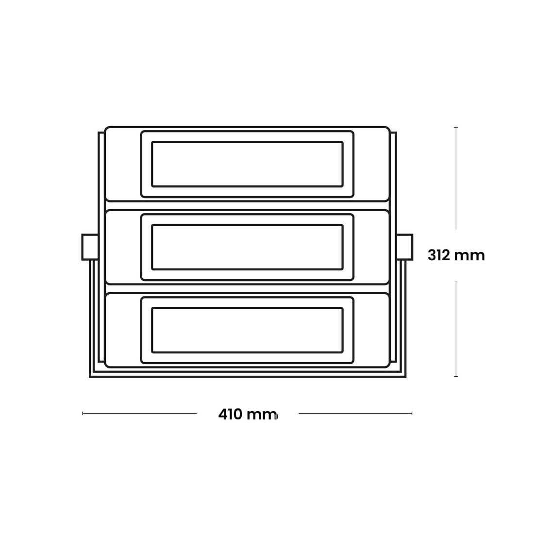 REFLECTOR LED HIGH POWER 300W,42000lm, IP66 IK08, 6500K 100-277VAC; Modelo: NVHP