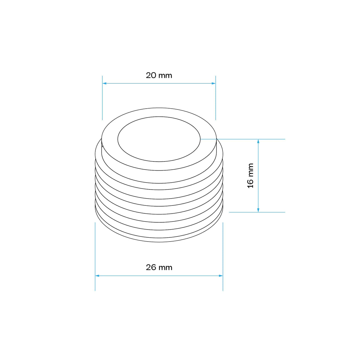 UNION REDUCCION BUSHING DE 3/4" A 1/2"