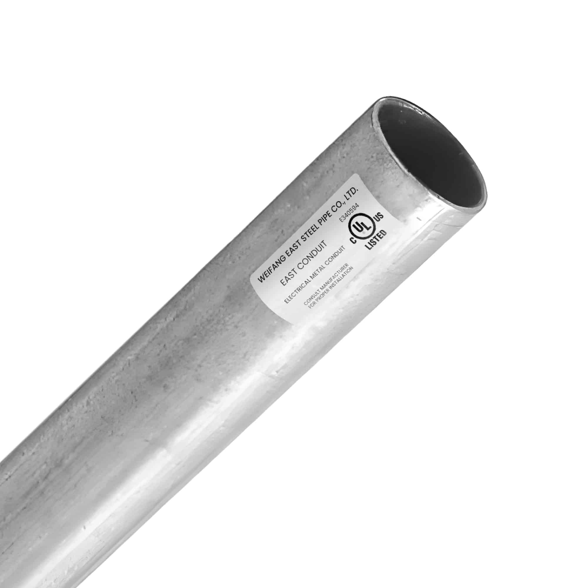 TUBO CONDUIT EMT 4" DE 3MTS GALVANIZADO EN CALIENTE CON UL E340594; Modelo: WFG