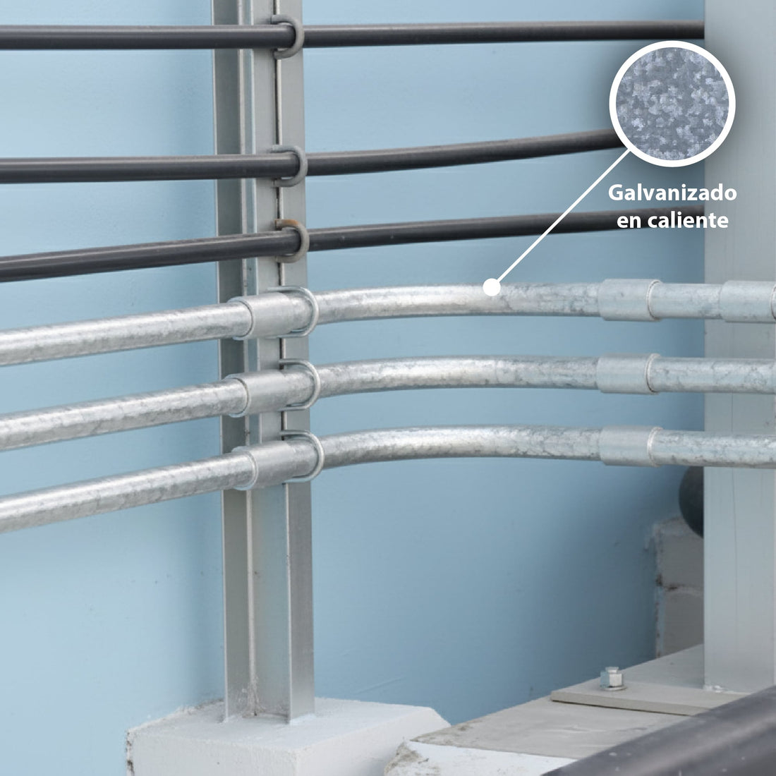 TUBO CONDUIT RIGID 2" DE 3MTS C/UNIÓN GALVANIZADO EN CALIENTE CON UL E308290; Modelo: WFG