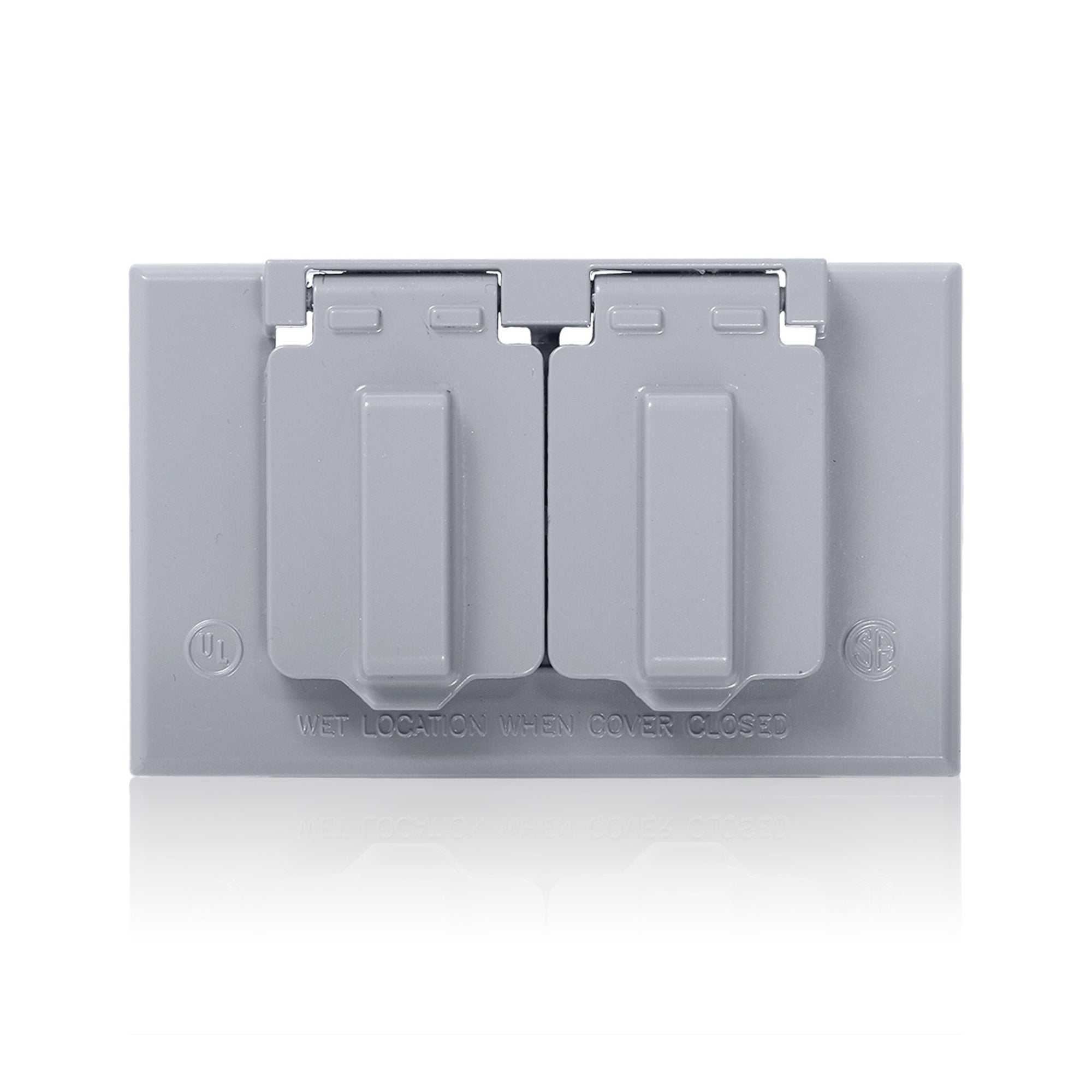 PLACA DOBLE HERMETICA HORIZONTAL ALUMINIO