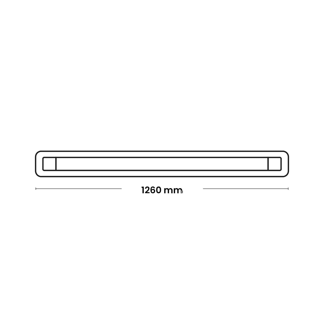 EQ. HERM. IND 1X36W, T8 1200MM, IP65 IK08, 220-240VAC (SIN BALASTRO, SIN LAMPARA): Modelo: WP
